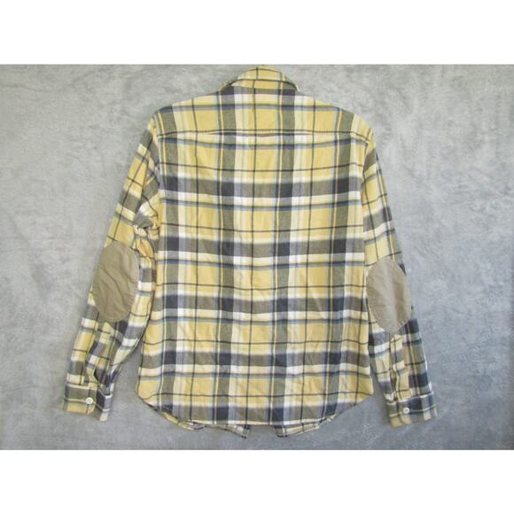 L.L. Bean x Todd Snyder Organic Cotton Flannel Shirt Men’s S Plaid Elbow Patch - Picture 5 of 8